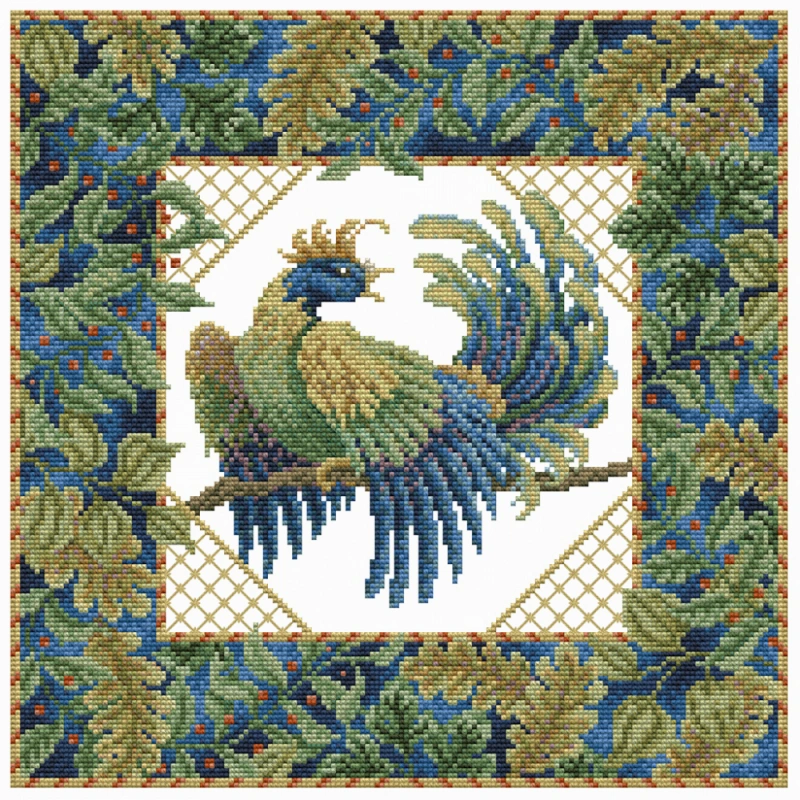 Just CrossStitch Leaflet 2049 Brilliant Plumage 2